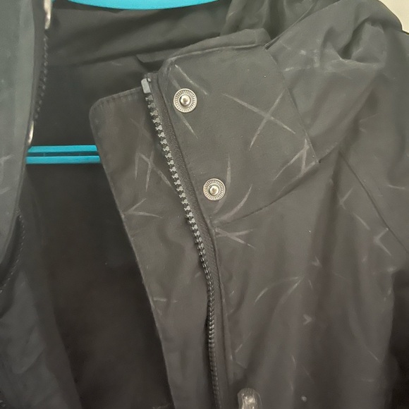 “S” Waterproof Black Ski Jacket - Picture 3 of 5